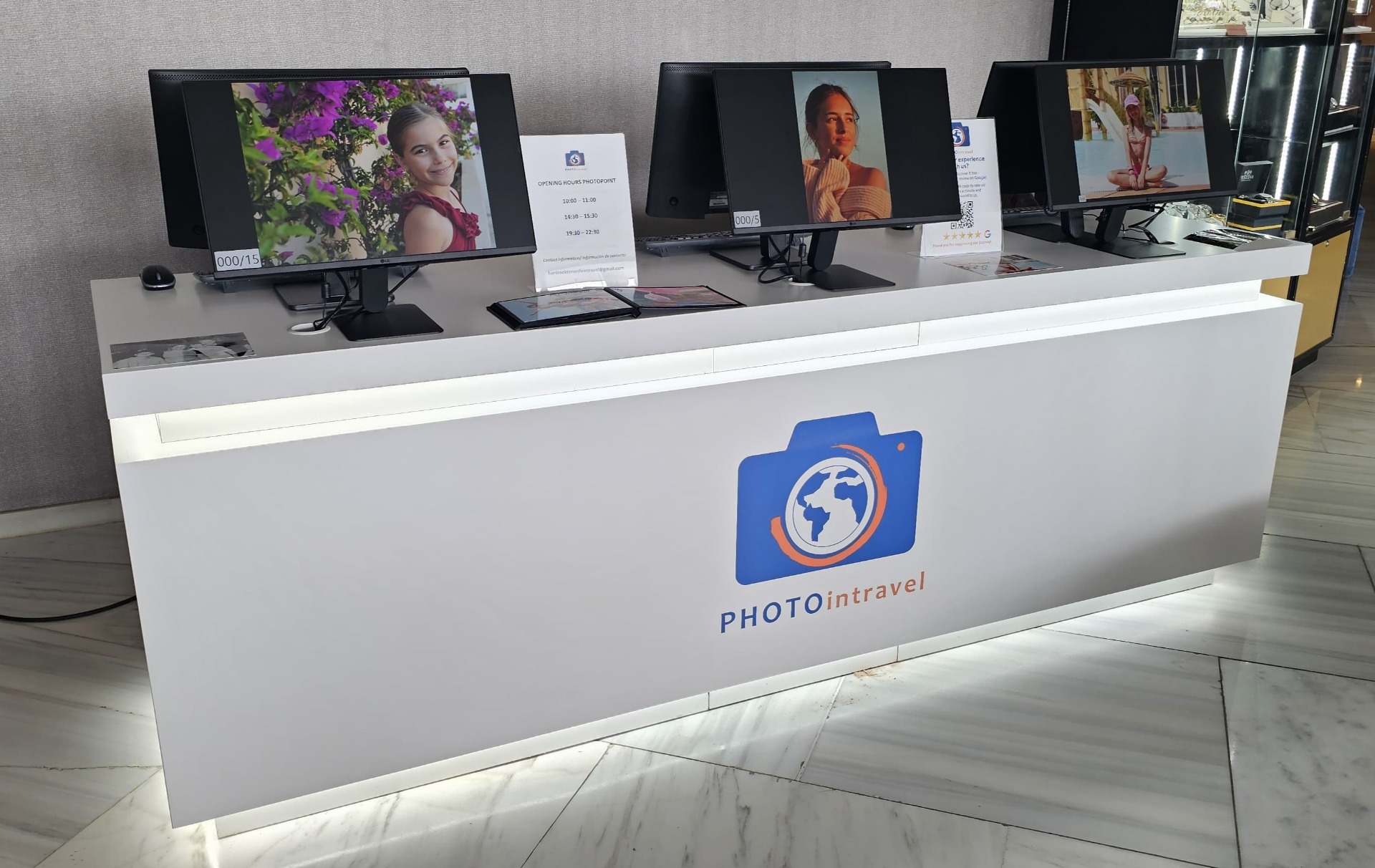 New Photopoint in Hard Rock Hotel Tenerife with 3 sales points.